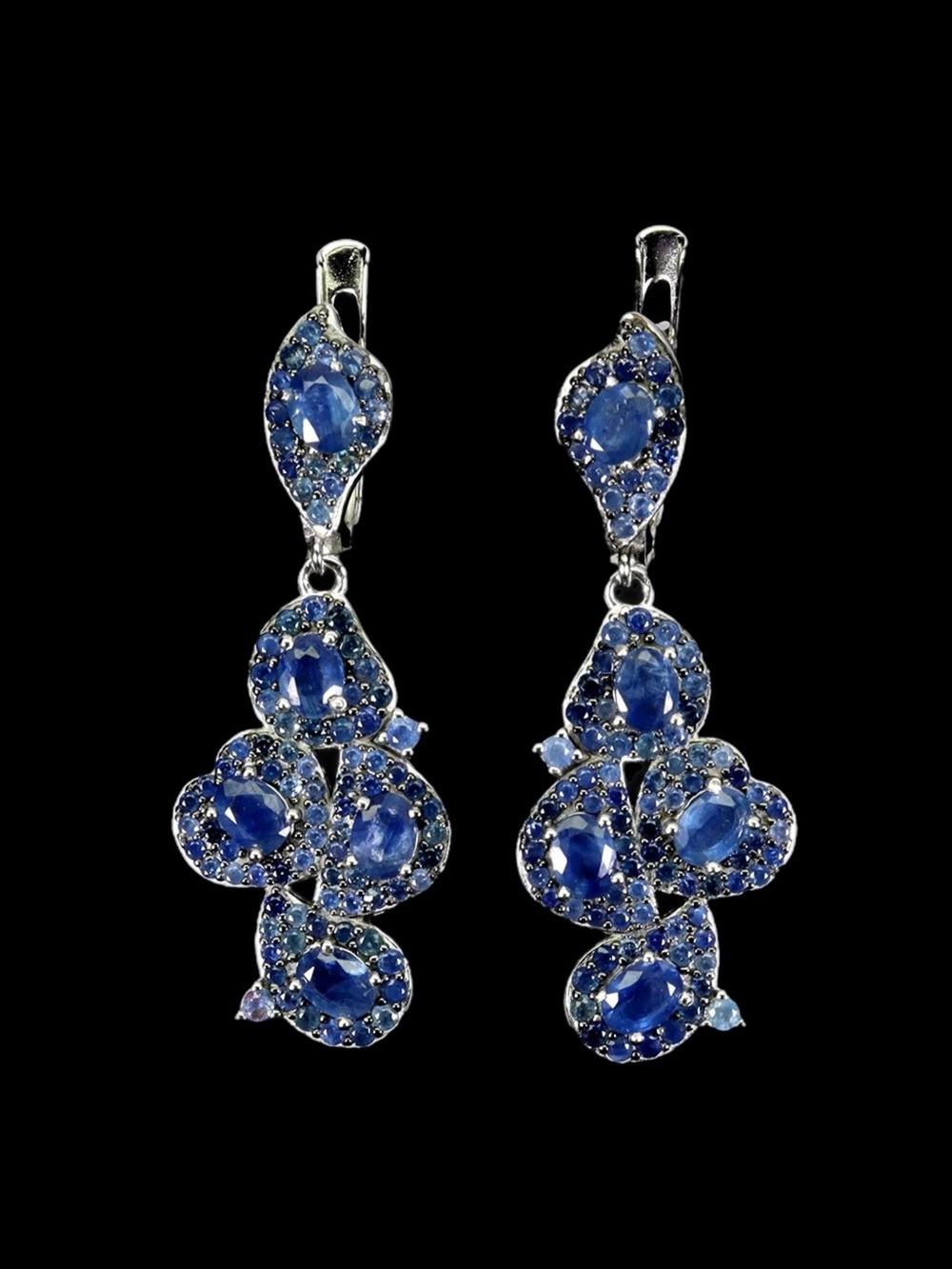 Breathtaking Genuine Sapphire Earrings